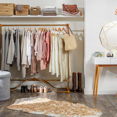 Decorative storage and organization essentials.